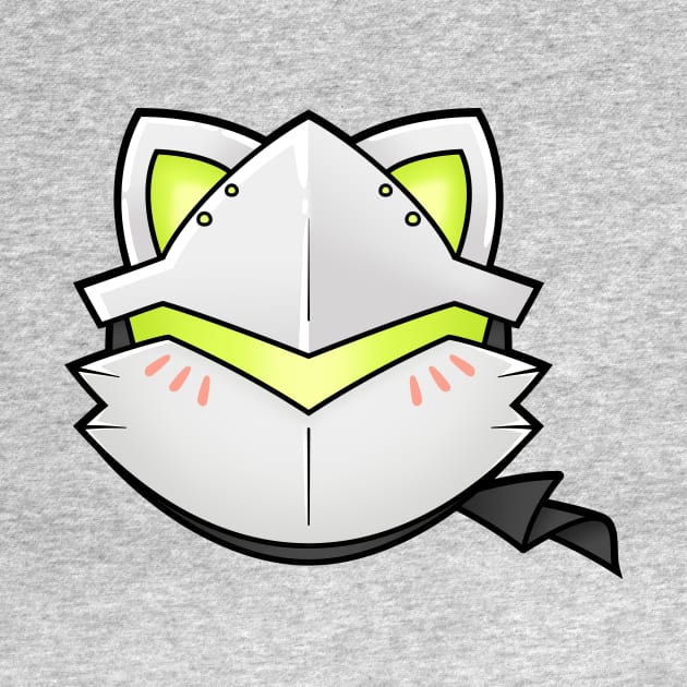 Overwatch Genji Cat by BoombasticArt